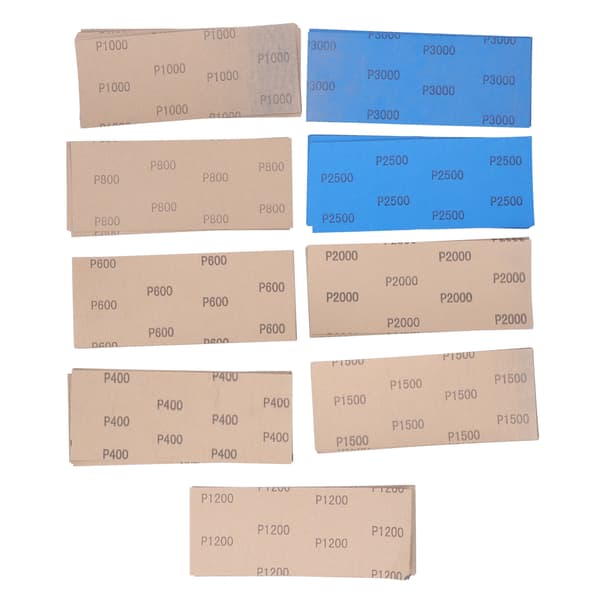 90 stk. sandpapirsæt tørre vådslibeværktøjer 400/600/800/1000/1200/1500/2000/2500/3000 mesh