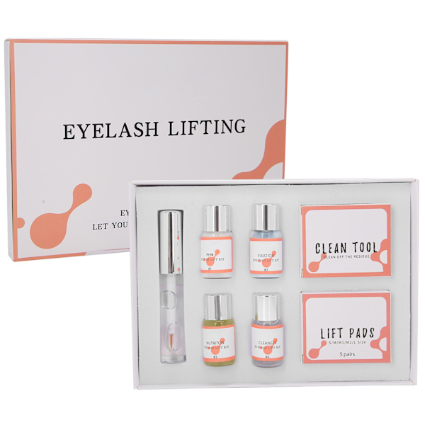 25 ml øjenvippe-permanent-sæt mildt, langtidsholdbart øjenvippe-krølle-permanent-værktøjssæt til salon