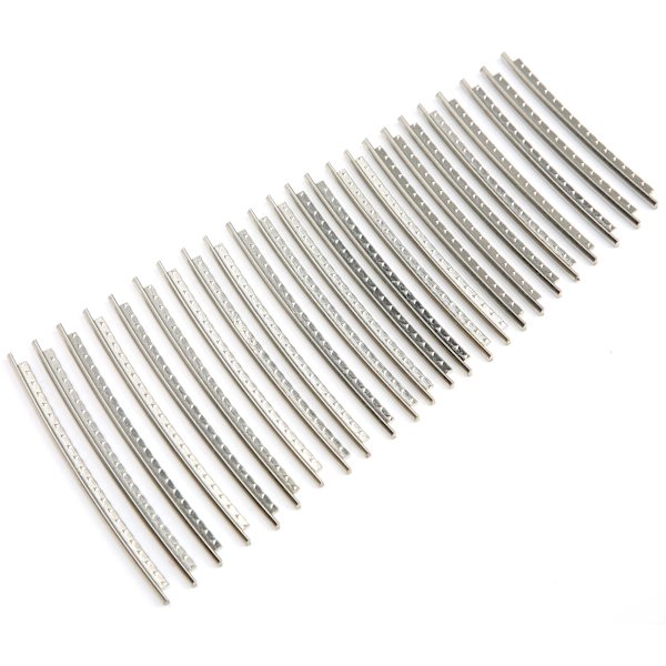 24 stk gitarfret trådsett cupronickel for Fender/Gibson erstatningstilbehør 2,7 mm