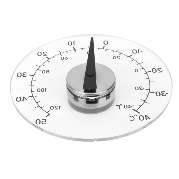 Utomhustermometer självhäftande Transparent fönsterdörr Växthustemperaturmätare