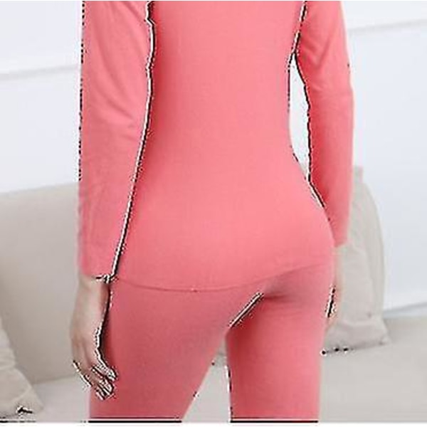 Silk Women's Long Thermal Underwear Set 3XL kirkkaanpunainen