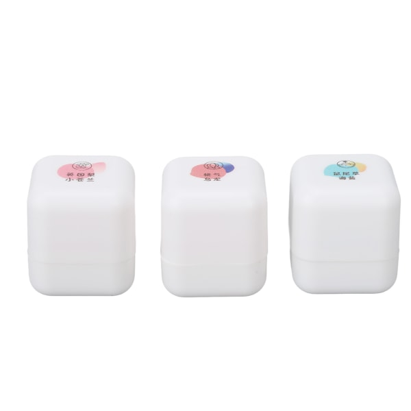 3 stk Mini Solid Parfyme Reisevennlig Elegant Varig Deodorant Bærbar Lomme Solid Balm for kvinner Jenter