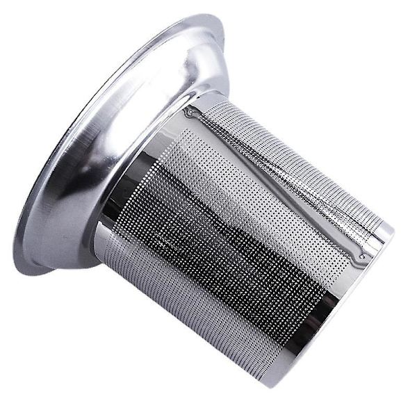 Teinfuser Sil - Återanvändbar Rostfritt Stål Nät, Glasdesign, Hängande på Muggar, Lösbladig Krydda