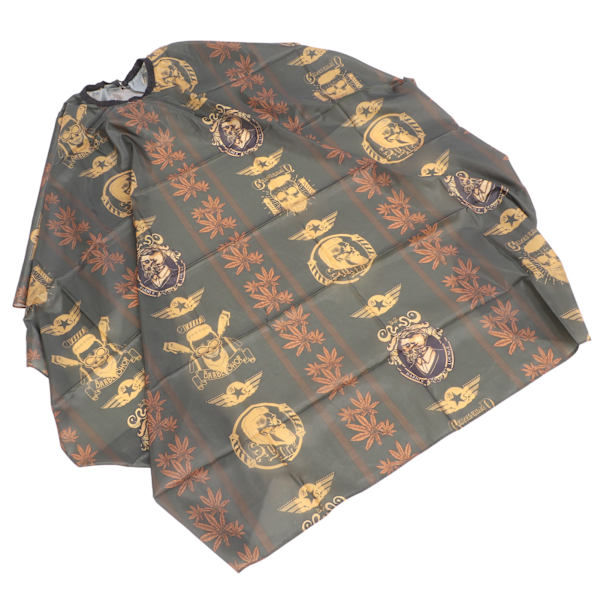 Hårklipning Cape Kit Barber Cape Neck Støvbørste Transparent Vandsprøjte Salon Klipning Frisør Værktøjssæt Gyldent Print