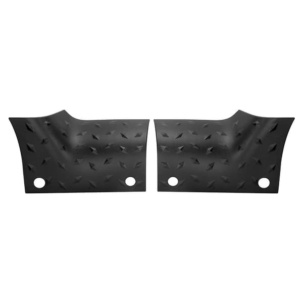 2 stk. Sorte Motorhjelm Vinkel Wrap Cover Biltilbehør Passer til Jeep Wrangler JL 2018 - 2020