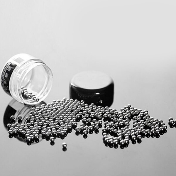 300 stk 4 mm rustfrie stålkuler for rengjøring av vinflekker, te-flekker, karaffel, kopp og flaske