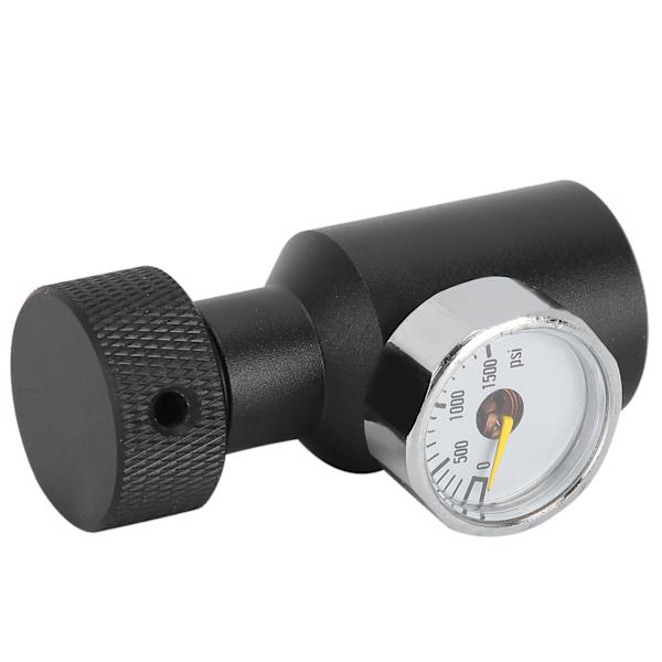 TR21-4 CO2-regulatoradapter, sodavandsflaskepåfyldningsadapter med måler 0-1500psi