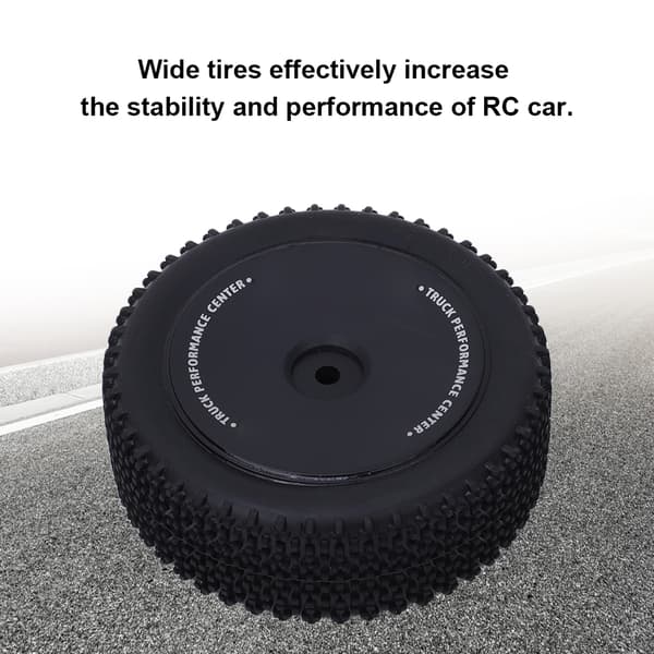 RC Framdäck Däck Modifiering Tillbehör Passar för Wltoys 144001 1/14 RC Bil RC Tillbehör