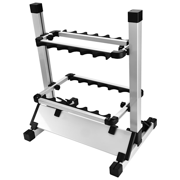 Lättviktsfiskespöhållare Stativ Organizer Rack För 12 Spön