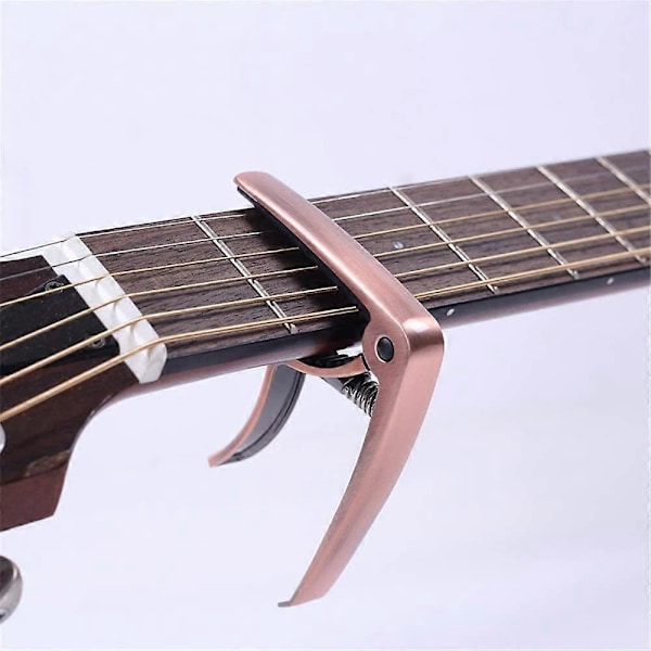 Soittimet Akustinen kitara Sähkökitara Metallikitara Ukulele-klipsit Universaalit lisätarvikkeet Ruusukultaiset viritysklipsit