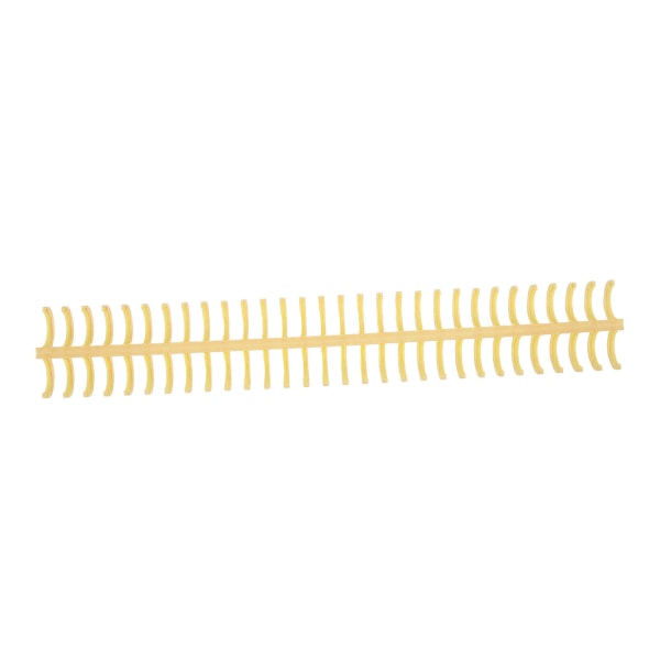 10 st spiralbindningsfjädrar 130 ark kapacitet ryggkam 30 hål 16 mm diameter set kit gul