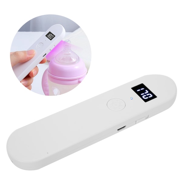 UV LED-rengjøringslys USB oppladbart håndholdt ultrafiolett rengjøringslys for spedbarnsklær