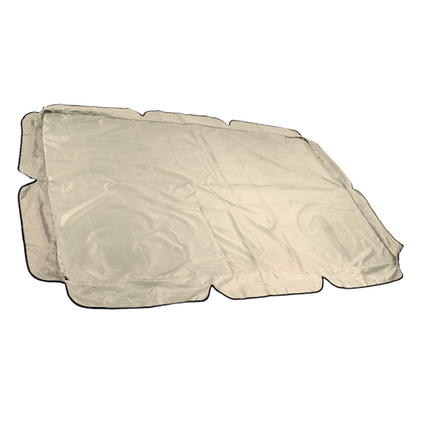 Swing Canopy 600D Silverbelagd Oxfordtyg Vattentät Swing Top Cover för Utomhus Beige