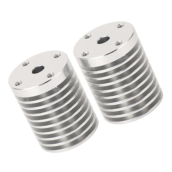 2 stk. Hotend køleplade V6 ekstruder aluminium køleplade til Voron 0.1 0.2 3D-printer