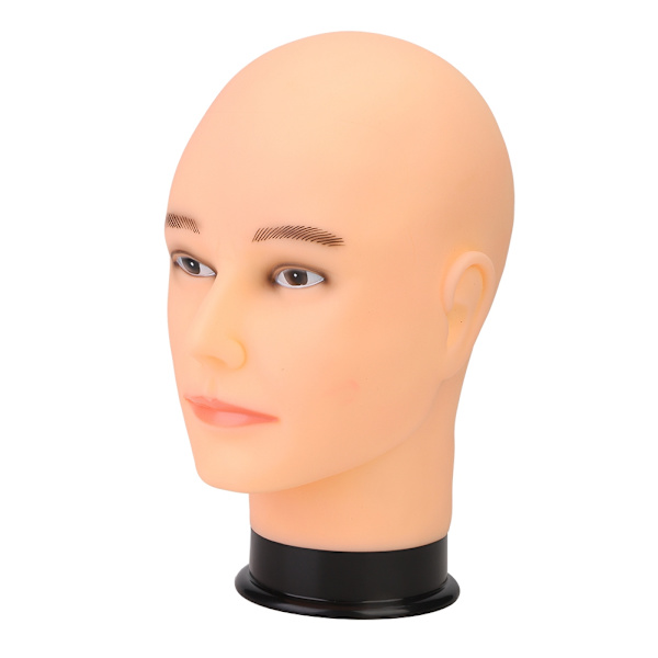 Professionell manlig skyltdocka Head Hat Display Peruk Training Practice Model Head