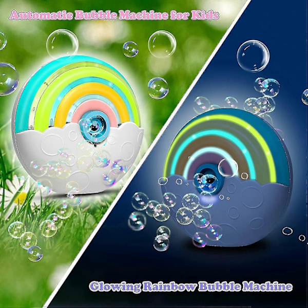 Bärbar Automatisk Bubbelmaskin för Barn - Donut Bubbelmaskin