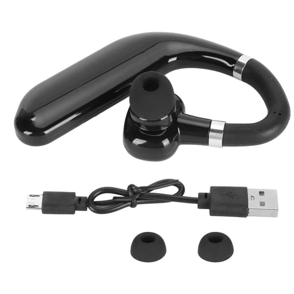 Bluetooth 5.0 Headset Stereo Lyd Støjreduktion Letvægts Håndfri Trådløs Bluetooth Enkelt Ørestykke