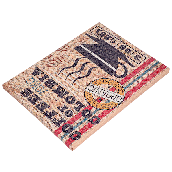 Riippuva kuva Kahvilabaari Seinäkoriste Retro High Definition Art Micro Jet PrintingType B