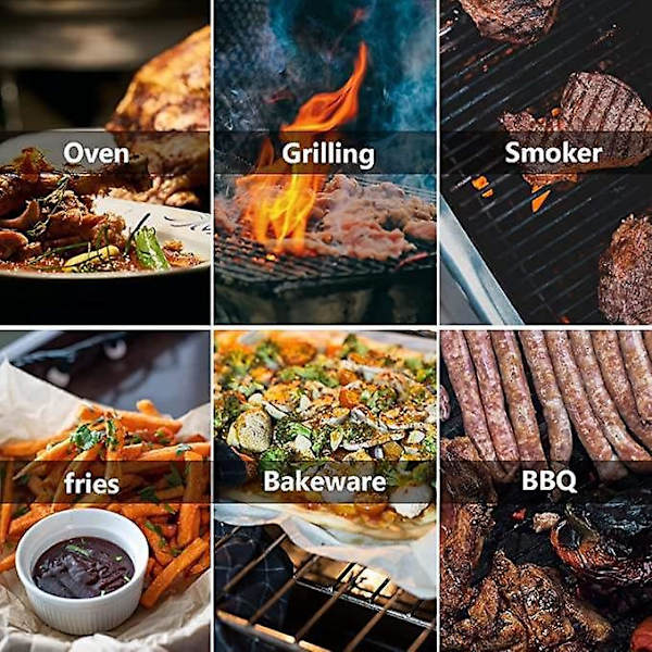 Intelligent Vattentät Kötttermometer - Supersnabb & Noggrann för Grill och Matlagning