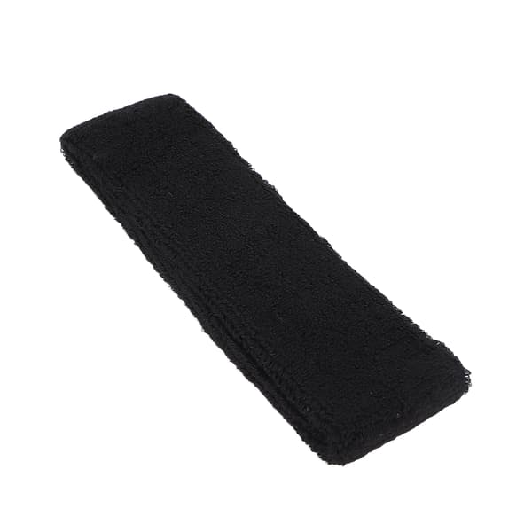 Svetteabsorberende Fitness Hodebånd Elastisk Polyester Bomull Hodebånd for Sport Løping Svart