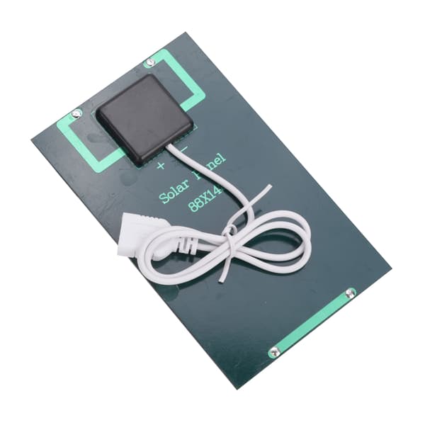 2W 5V Polycrystalline Silicon Sikkerhet Solcellepanel DIY Lader 88x142MM