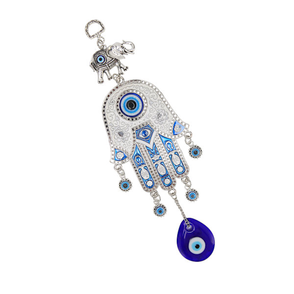 Blue Eye Bilhängande prydnad attraktivt skydd Handamulet Bilspegeldekor Hängande för väggdörr hall