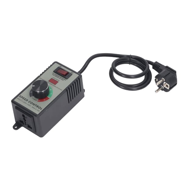 AC Motor Hastighedsregulator Elektrisk Ventilator Variabel Hastighedsregulator Med 10A Universal Stik EU Stik AC220 til 240V 4000W