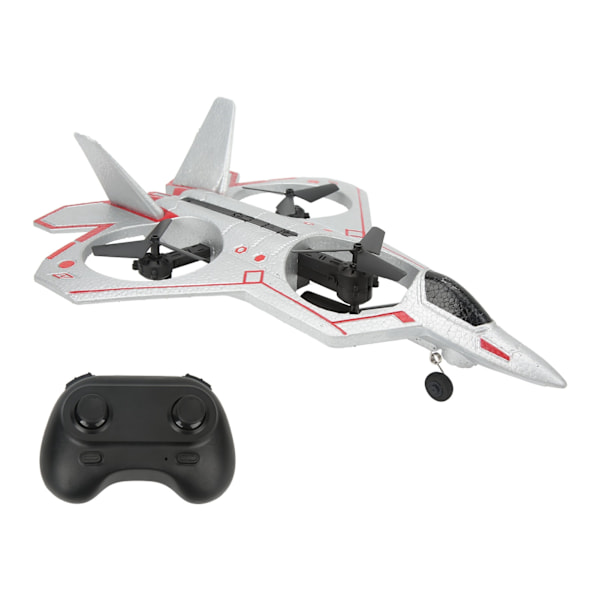 2,4 GHz RC-flyvemaskine EPP-skum Sølv 50 m Kontrol Afstand Høj Hastighed Coreless Motor RC Flyvemaskine Glider Legetøj til Over 14