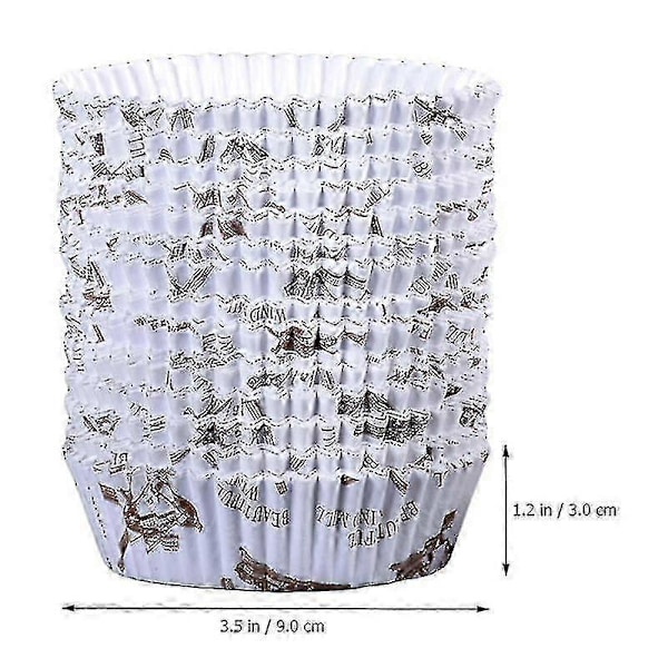 300 stk. kakepynt, Cupcake Papirformer