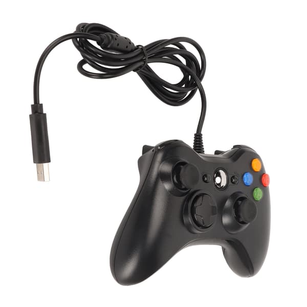 Kablet spilcontroller Multifunktionel komfortabel kablet gamepad med vibration til Android-spil Sort