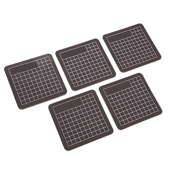 5 stk Skæremåtte PVC Mini Sød Dobbeltfarvet Selvhelbredende Skærebræt til Quiltning Syning Scrapbog 6 X 6 cm