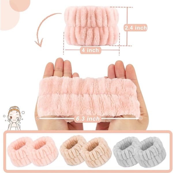 Mikrokuitu Ranne Spa Pesu Pyyhkeet - 6 Kpl Setti Naisille