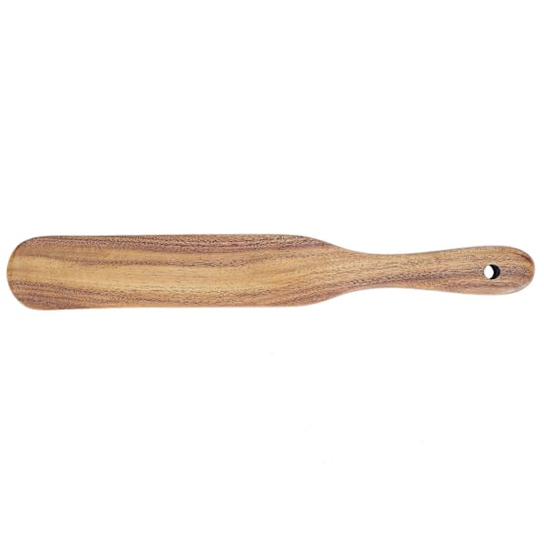 Teak Spatel Madlavning Træ Stegespade Køkkenredskaber til Køkkenartikler 26,5x3,5cm