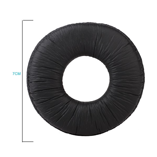 Ørepuder 70MM sort høj elasticitet Holdbar Bløde Komfortable Ørepuder til MDR ZX100 ZX300 Headset