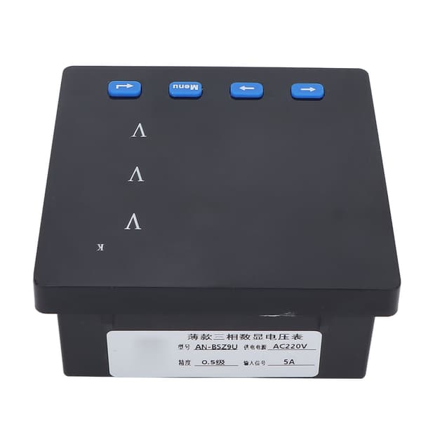 AC Displaymåler AC220V 30.00‑99.99Hz Højpræcisionsvoltmeter til Fordelingsbokse