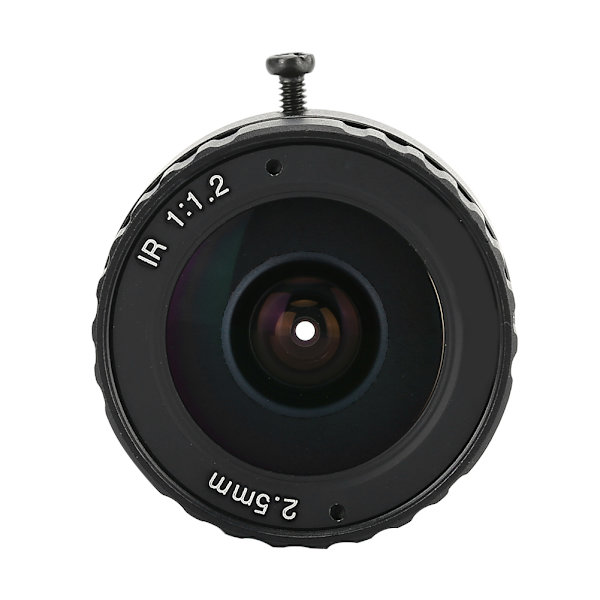 CCTV fast objektiv 2,5 mm 3MP-fäste CS High Definition för kamera