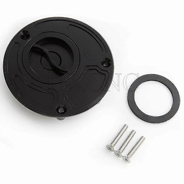 For Yamaha Fz6 Fz8 Fz6r Fz1 R1 R6 R6s Fjr1300 Mt09 Mt07 Xj6 Xsr700 Aluminium CNC Motorsykkel Drivstofftanklokk Gasslokk Deksel Nøkkelfri Zekai sølv