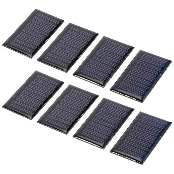 8 kpl 30 mA 5 V:n miniaurinkokennoa, aurinkopaneeli, DIY-aurinkoepoksilevy, sähkölelujen materiaalit, aurinkokennojen laturi