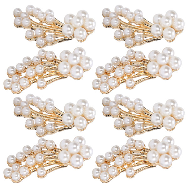 Pärlor Strass Blommor DIY Kläder Skor Smycken Dekoration Tillbehör 3 x 1,8 cm Pärla Shooting Star Bukett