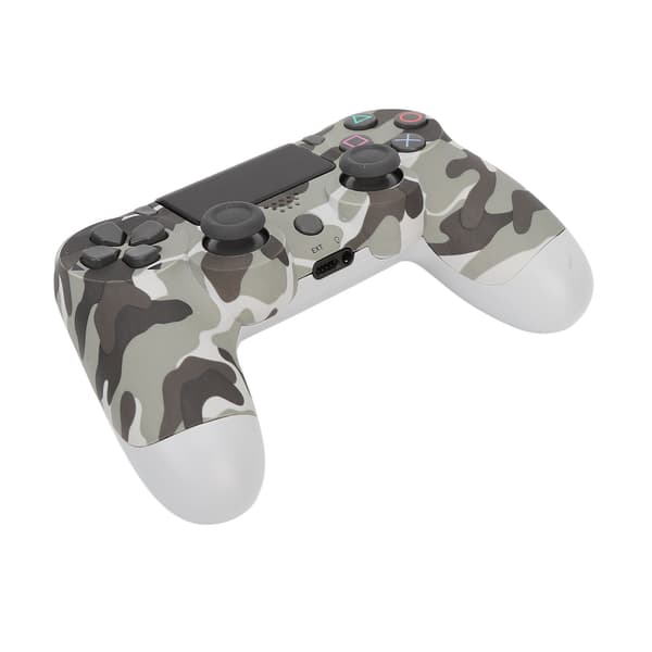 Spelkontroll Dubbel Vibration Känslig Trådlös Kontroll Gamepad för PS4 Slim Pro för PS5 Kamouflage Grå