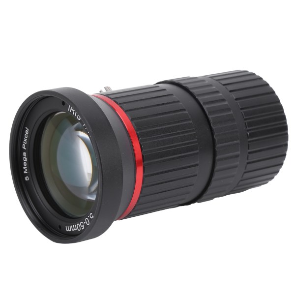 5MP industrizoomobjektiv CS-montering manuel blænde FL5-50mm sikkerhedsovervågningskameratilbehør