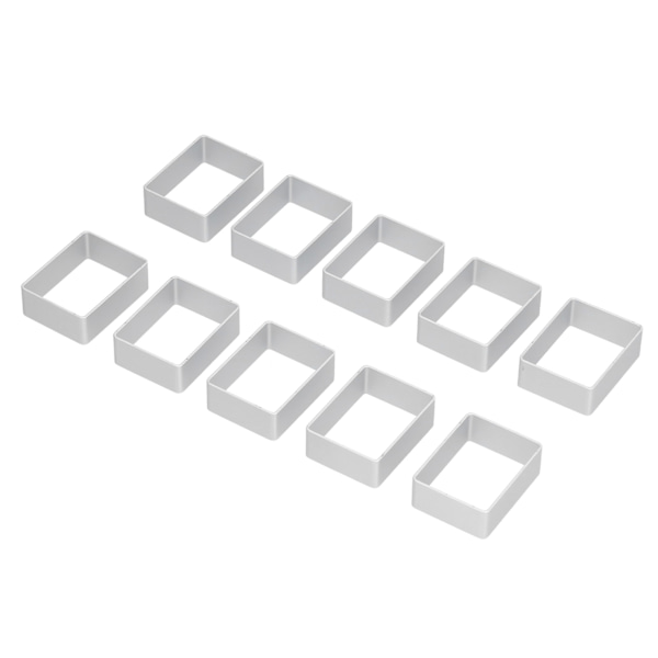 10 kpl / set ruostumatonta terästä Moon mold set keksejä leikkuri tee-se-itse leivinmuottipieni mold