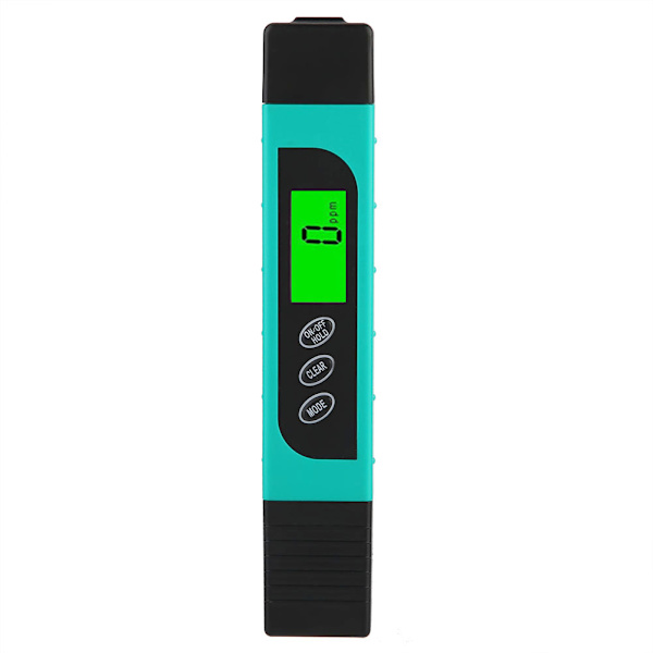 Digitalt vandtester 3-i-1 TDS temperatur EC-måler til drikkevand (batteri inkluderet)