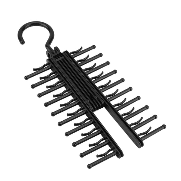 Justerbart kryss X slipsstativ belte skjerf krokhengerholder organisator