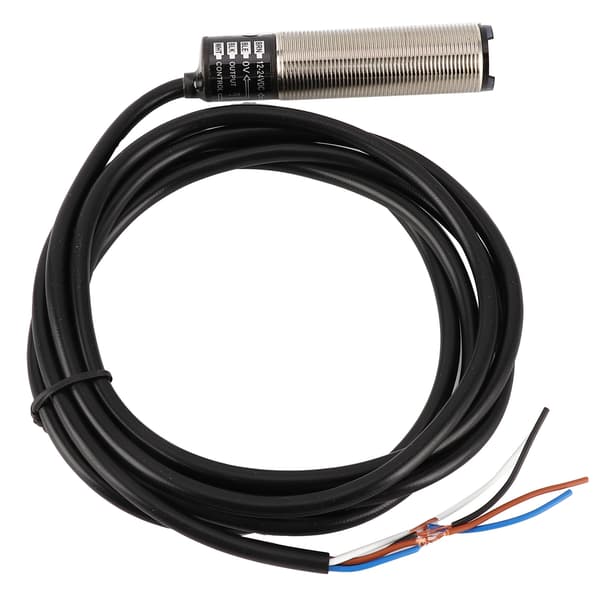BERM Fotoelektrisk Afbryder Sensor Diffus Reflektion Cylindrisk 4-leder Strømstyring 12-24VDC (BR400DDTP)