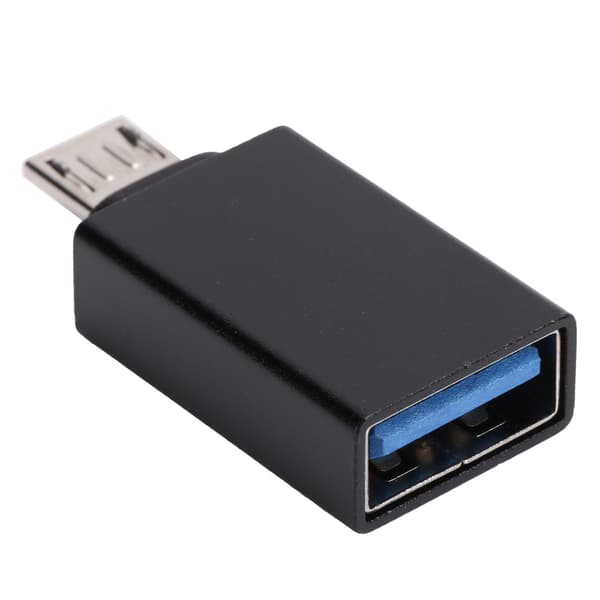 USB til Android Adapter Micro OTG Konverter Kobling Dataoverføring Ladeenhet Svart