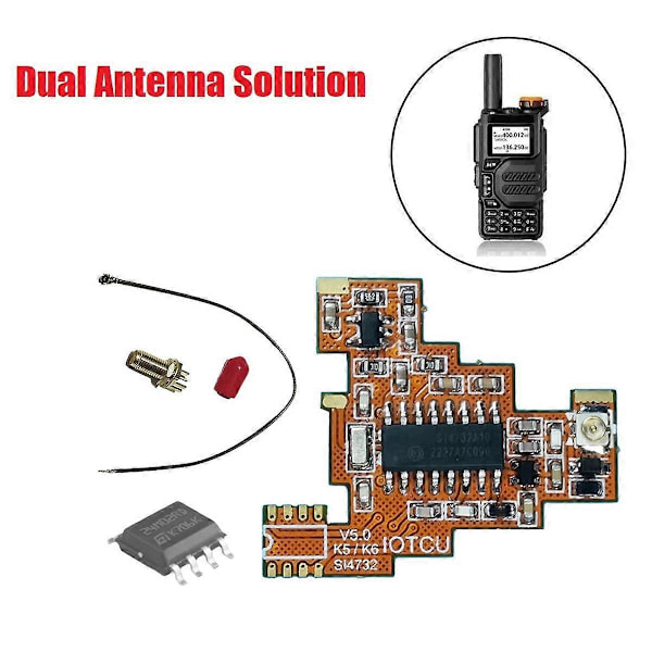 2 STK SI4732 V5.0 FPC-modul + 2M chip til UV K5 K6 HF