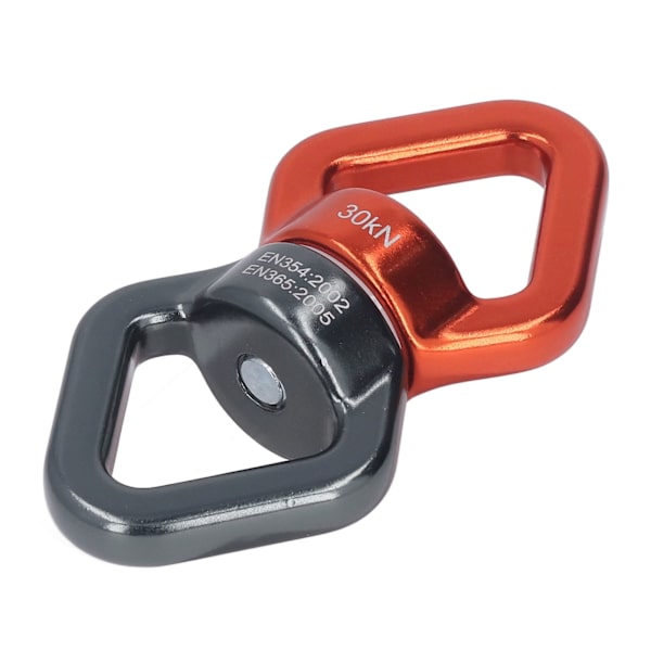Swing Spinner 360 graders roterande 8-formad universell säkerhetsrotationsanordning för gunga utomhus orange och grå
