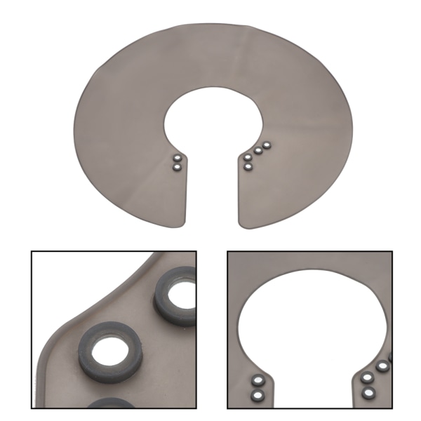 Pehmeä salonkihiusten olkakääre magneettilukko Design hiustenleikkaus kaulaviitta (harmaa)