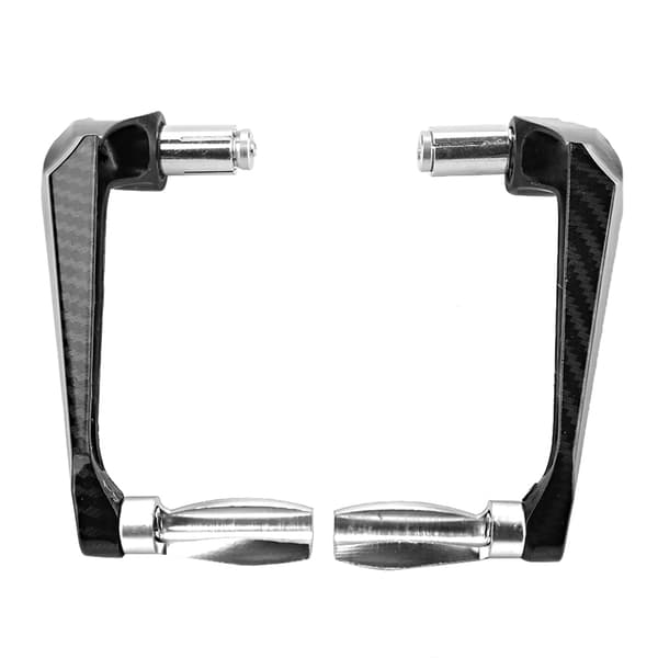 7/8 tums universal bromsskydd för motorcykelstyre i aluminiumlegering (silver)